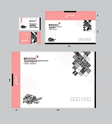 식물 템플릿 문양 꽃 컬러 잎 무늬 꽃무늬 명함 명함템플릿 봉투 서류봉투 편지봉투 사람없음 세트 사각형 검은색 패키지 봉투템플릿 우편봉투 비즈디자인 젠탱글 이미지템플릿 AI파일 도형 편지 우편물 파일형식 벡터