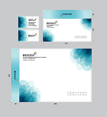 템플릿 문양 컬러 무늬 명함 명함템플릿 봉투 서류봉투 편지봉투 사람없음 파란색 세트 패키지 그라데이션 봉투템플릿 우편봉투 비즈디자인 이미지템플릿 AI파일 편지 우편물 파일형식 벡터