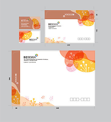 식물 템플릿 문양 컬러 무늬 명함 명함템플릿 봉투 서류봉투 편지봉투 사람없음 세트 컬러풀 패키지 겹침 봉투템플릿 우편봉투 비즈디자인 이미지템플릿 AI파일 편지 우편물 파일형식 벡터