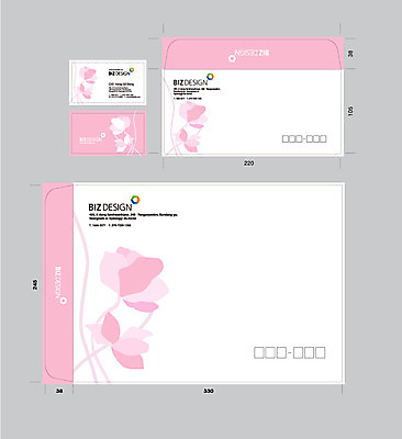 템플릿 문양 꽃 선 분홍색 컬러 무늬 꽃무늬 명함 명함템플릿 봉투 서류봉투 편지봉투 사람없음 세트 패키지 봉투템플릿 우편봉투 비즈디자인 이미지템플릿 AI파일 식물 편지 우편물 파일형식 벡터