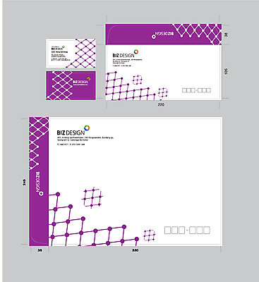 도형 템플릿 문양 선 컬러 무늬 명함 명함템플릿 봉투 서류봉투 편지봉투 사람없음 세트 보라색 연결 직선 패키지 봉투템플릿 우편봉투 비즈디자인 이미지템플릿 AI파일 편지 우편물 파일형식 벡터