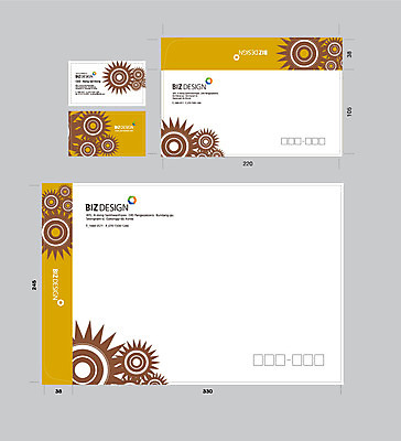 템플릿 문양 컬러 무늬 명함 명함템플릿 봉투 서류봉투 편지봉투 사람없음 세트 갈색 톱니바퀴 패키지 봉투템플릿 우편봉투 비즈디자인 이미지템플릿 AI파일 편지 우편물 파일형식 벡터