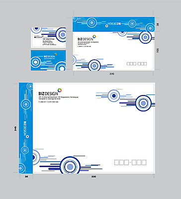 도형 템플릿 문양 선 컬러 무늬 명함 명함템플릿 봉투 서류봉투 편지봉투 사람없음 파란색 세트 패키지 봉투템플릿 우편봉투 비즈디자인 이미지템플릿 AI파일 편지 우편물 파일형식 벡터