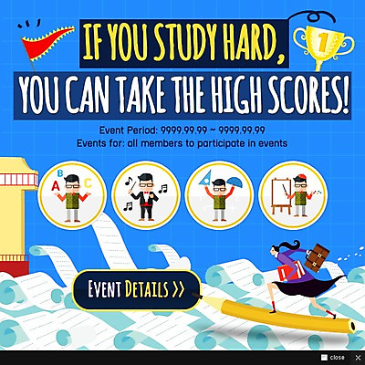 PSD 템플릿 학생 여자 교육 남자 종이 웹템플릿 가방 팝업 이벤트팝업 웹팝업 사람 이벤트 여러명 책 연필 깃발 우승 트로피 이미지템플릿 잡화 다수 학용품 필기구 최고 상_우승 파일형식