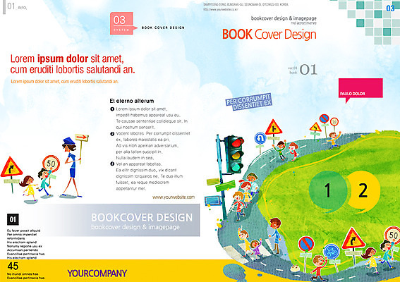 PSD 템플릿 편집 북디자인 여자 교육 남자 어린이 리플렛 북커버 사람 팜플렛 여러명 성인 표지판 잡지 신호등 교통안전 표지샘플 이미지템플릿 다수 알림판 안전 간행물 파일형식