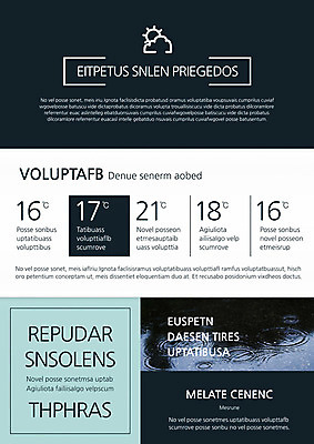 PSD 구름 템플릿 편집 표지디자인 북디자인 출판디자인 리플렛 북커버 3단접지 날씨 팜플렛 사람없음 태양 비 빗방울 장마 이미지템플릿 자연요소 비_날씨 파일형식