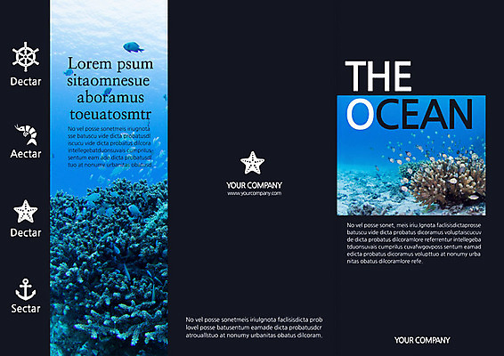 PSD 템플릿 편집 표지디자인 북디자인 출판디자인 계절 표지 리플렛 여행 북커버 3단접지 휴가 불가사리 어류 팜플렛 사람없음 여름 바닷속 산호 열대어 이미지템플릿 극피동물 수중 수중동물 자포동물 파일형식