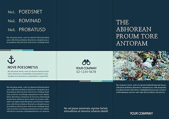 PSD 템플릿 편집 표지디자인 북디자인 출판디자인 계절 표지 리플렛 여행 북커버 3단접지 휴가 어류 팜플렛 사람없음 여름 바닷속 망원경 산호 이미지템플릿 수중 수중동물 자포동물 파일형식