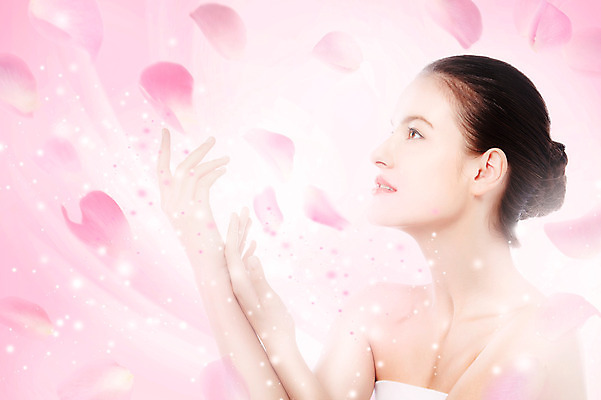 JPG 서양인 외국인 식물 편집이미지 여자 꽃잎 꽃 한명 사람 상반신 성인 화장 뷰티 화려 우아함 디지털합성 특별함 디지털아트 여자만 여자한명만 성인여자만 성인만 편집실사 1 컨셉 인종 CG 파일형식