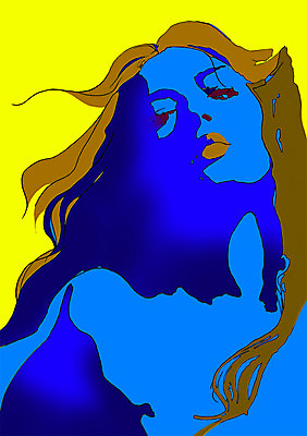 PSD 모델 여자 패션 일러스트 한명 사람 성인 섹시 우아함 팝아트 여자만 여자한명만 성인여자만 성인만 국내일러스트 1 컨셉 그림 파일형식