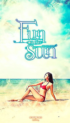 전신 PSD 서양인 외국인 편집 편집이미지 문자 알파벳 영어 계절 여자 수영복 바다 휴가 한명 사람 앉기 성인 해변 여름 여름휴가 바캉스 비키니 시원함 디지털아트 레터링 여자만 여자한명만 성인여자만 성인만 이미지편집 1 옷 모션 인종 파일형식 여름_계절