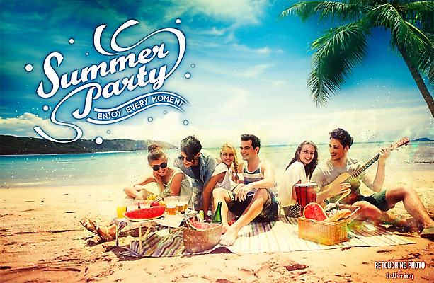 PSD 서양인 외국인 식물 편집 편집이미지 문자 알파벳 영어 계절 여자 남자 악기 음식 바다 휴가 여름음식 수박 맥주 사람 풍경 여러명 성인 해변 여름 여름휴가 바캉스 선글라스 야자수 소풍 파티 바구니 기타 시원함 돗자리 디지털아트 레터링 성인만 제철음식 제철과일 이미지편집 나무 안경 음악 다수 과일 현악기 주류 인종 이벤트 야외활동 제철 파일형식 여름_계절