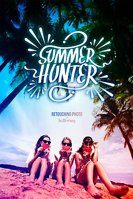 PSD 서양인 외국인 식물 편집 편집이미지 문자 알파벳 영어 계절 여자 과일 휴가 여름음식 수박 사람 성인 해변 세명 여름 여름휴가 바캉스 선글라스 야자수 시원함 디지털아트 레터링 여자만 성인여자만 성인만 제철음식 제철과일 이미지편집 나무 안경 음식 바다 인종 제철 파일형식 여름_계절