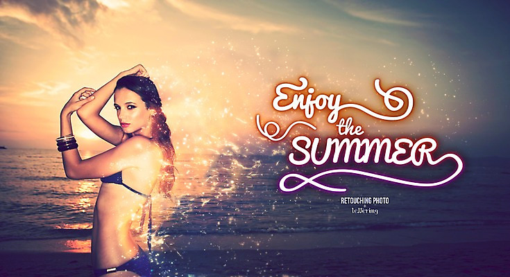 PSD 서양인 외국인 편집 편집이미지 문자 알파벳 영어 계절 여자 수영복 바다 팔찌 휴가 한명 사람 풍경 성인 해변 여름 여름휴가 바캉스 비키니 시원함 디지털아트 레터링 여자만 여자한명만 성인여자만 성인만 이미지편집 1 옷 장신구 인종 파일형식 여름_계절