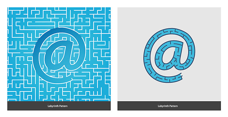 도형 문자 기호 이동 패턴 인터넷 일러스트 사람없음 미스터리 미로 골뱅이기호 복잡 국내일러스트 AI파일 컨셉 무늬 예측 파일형식 벡터