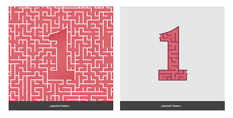 도형 문자 1 이동 패턴 일러스트 사람없음 숫자 미스터리 미로 복잡 국내일러스트 AI파일 컨셉 무늬 예측 파일형식 벡터