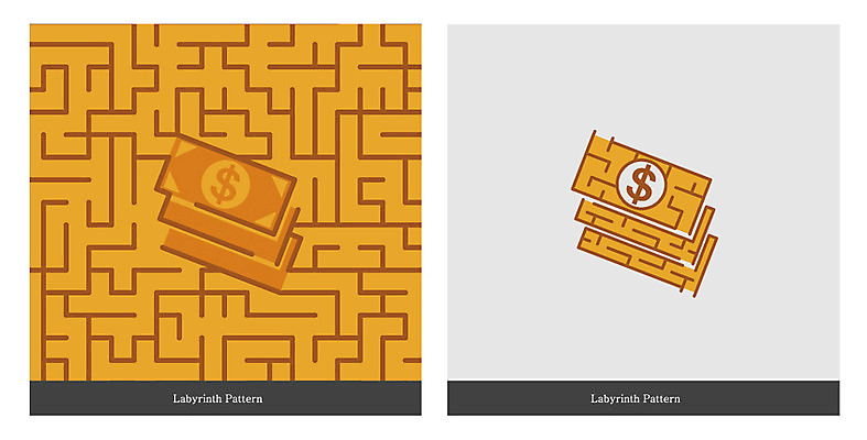 도형 문자 이동 돈 패턴 일러스트 사람없음 미스터리 결제 미로 복잡 국내일러스트 AI파일 컨셉 무늬 재산 예측 파일형식 벡터