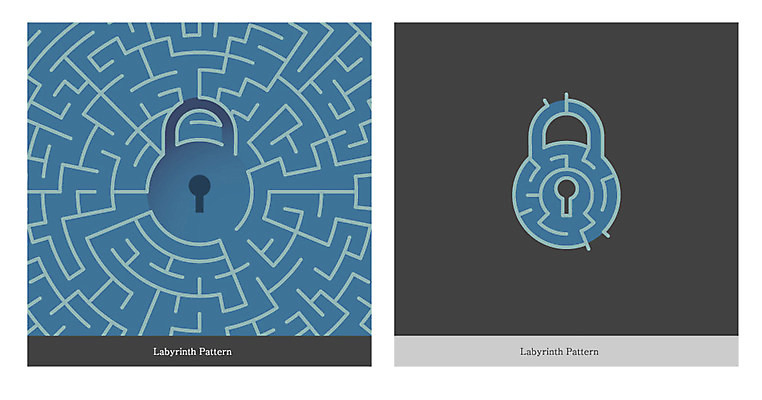 도형 문자 이동 패턴 일러스트 자물쇠 사람없음 미스터리 비밀 잠금 보안 미로 복잡 국내일러스트 AI파일 컨셉 무늬 안전 예측 파일형식 벡터