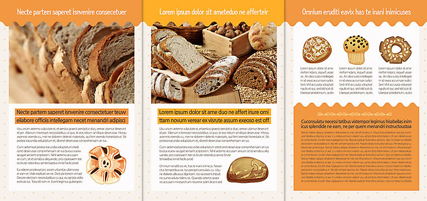 템플릿 편집 표지디자인 북디자인 출판디자인 내지 음식 빵 리플렛 백그라운드 북커버 3단접지 팜플렛 사람없음 요식업 빵집 도넛 바게트 식빵 호두 머핀 되 단팥빵 이미지템플릿 AI파일 산업 디저트 상점 견과류 파일형식 벡터