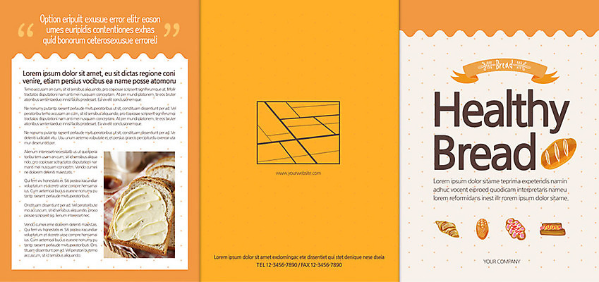 템플릿 편집 표지디자인 북디자인 웰빙 출판디자인 표지 음식 빵 리플렛 백그라운드 북커버 3단접지 팜플렛 사람없음 요식업 빵집 식빵 약도 버터 이미지템플릿 AI파일 산업 지도 상점 파일형식 벡터