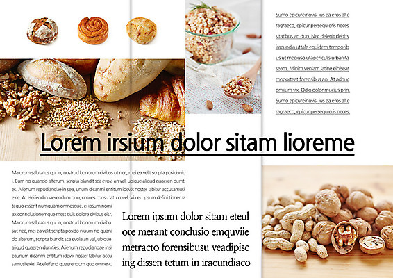 PSD 템플릿 편집 그릇 표지디자인 북디자인 출판디자인 내지 음식 빵 리플렛 백그라운드 북커버 3단접지 곡류 팜플렛 사람없음 요식업 숟가락 빵집 견과류 바게트 땅콩 호두 이미지템플릿 식기 산업 수저 상점 파일형식