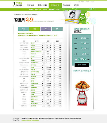 PSD 템플릿 웰빙 음식 웹템플릿 웹소스 디자인시안 사이트템플릿 회사홈페이지 서브 줄자 건강 저울 사람없음 홈페이지 치킨 홈페이지시안 계산 체중계 칼로리 이미지템플릿 자 닭고기요리 파일형식 편집소스