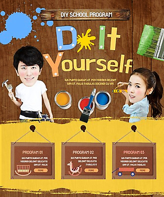 PSD 템플릿 여자 남자 웹템플릿 주택 이벤트페이지 실내 사람 동양인 이벤트 성인 두명 장식 인테리어 페인트 한국인 공구 판넬 성인만 이미지템플릿 디자인 인종 내부 건물 도구 페이지 파일형식