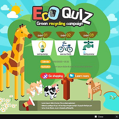 PSD 나무 식물 동물 구름 템플릿 꽃 캠페인 웹템플릿 전구 사슴 팝업 이벤트팝업 웹팝업 이벤트 태양 자연보호 환경 자전거 고양이 소 강아지 기린 환경보전 에코 수도 반려 이미지템플릿 자연요소 포유류 자연 반려동물 바이크 개 보호 사회이슈 파일형식