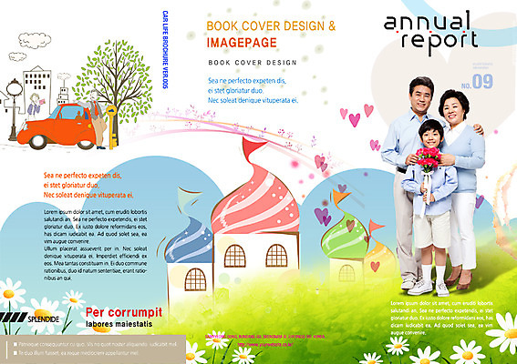 PSD 나무 식물 템플릿 편집 표지디자인 북디자인 여자 표지 남자 꽃 어린이 리플렛 꽃다발 북커버 가족 자동차 주택 사람 동양인 팜플렛 여러명 성인 화목 한국인 이미지템플릿 육상교통 다수 컨셉 관계 인종 건물 파일형식