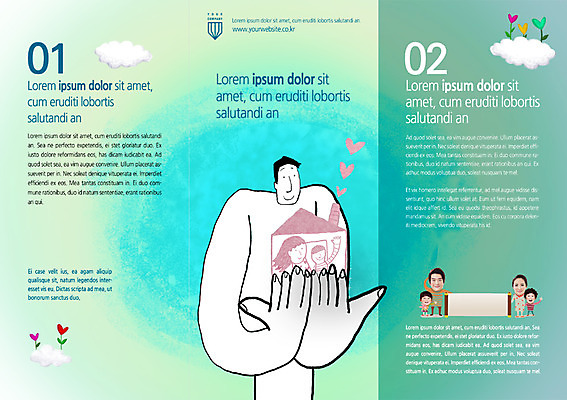 PSD 템플릿 편집 표지디자인 북디자인 여자 남자 내지 어린이 리플렛 북커버 3단접지 가족 주택 사람 동양인 팜플렛 여러명 성인 화목 한국인 이미지템플릿 다수 컨셉 관계 인종 건물 파일형식