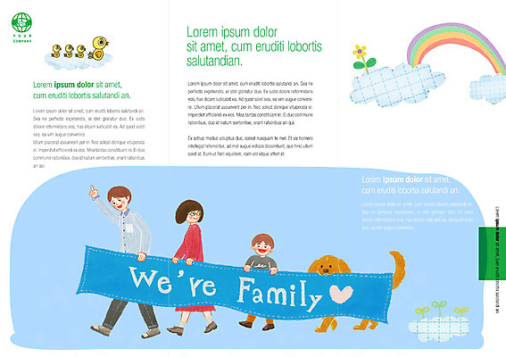 PSD 구름 템플릿 편집 표지디자인 북디자인 여자 남자 내지 어린이 리플렛 무지개 북커버 3단접지 가족 오리 사람 팜플렛 성인 세명 반려동물 화목 강아지 반려 이미지템플릿 자연요소 동물 컨셉 관계 조류 개 파일형식