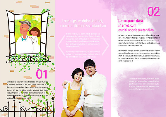 PSD 템플릿 편집 표지디자인 북디자인 부부 여자 남자 내지 어린이 리플렛 북커버 3단접지 창문 가족 사람 동양인 팜플렛 여러명 성인 화목 한국인 이미지템플릿 커플 다수 컨셉 관계 인종 파일형식