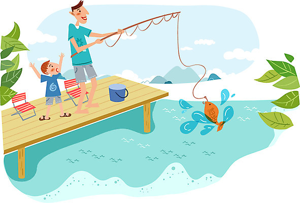 주간 식물 남자 어린이 의자 일러스트 가족 낚시 휴가 나뭇잎 산 함께함 어류 사람 성인 야외 두명 여름휴가 바캉스 강 바구니 자유 낚싯대 남자만 국내일러스트 AI파일 자연요소 가구 컨셉 잎 관계 레저 수중동물 낚시용품 파일형식 벡터 여름_계절