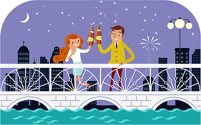 커플 여자 남자 별 가로등 일러스트 밤하늘 맥주 주류 함께함 사람 빌딩 성인 야외 두명 물 강 기쁨 달 도시 날짜 야간 즐거움 건배 맥주병 비어피플 가교 성인만 국내일러스트 AI파일 자연요소 건축물 공공시설 감정 음료 컨셉 관계 하늘 술병 건물 파일형식 벡터