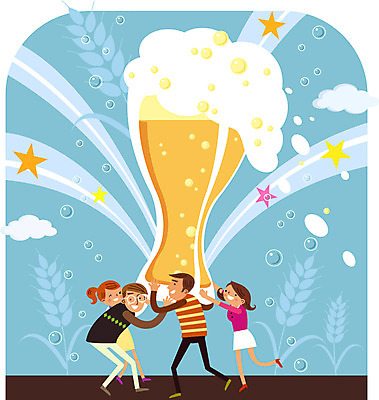 구름 여자 남자 별 일러스트 맥주 주류 함께함 들기 사람 여러명 성인 거품 기쁨 즐거움 보리 맥주잔 비어피플 성인만 국내일러스트 AI파일 자연요소 감정 음료 다수 컨셉 술잔 모션 곡류 파일형식 벡터