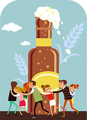 구름 여자 남자 일러스트 맥주 주류 함께함 사람 여러명 성인 거품 기쁨 즐거움 보리 맥주병 비어피플 성인만 국내일러스트 AI파일 자연요소 감정 음료 다수 컨셉 술병 곡류 파일형식 벡터