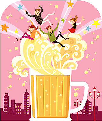 여자 남자 별 가로등 음표 일러스트 맥주 주류 함께함 사람 빌딩 여러명 성인 기쁨 도시 즐거움 맥주잔 비어피플 성인만 국내일러스트 AI파일 자연요소 기호 공공시설 감정 음료 음악 다수 컨셉 술잔 건물 파일형식 벡터