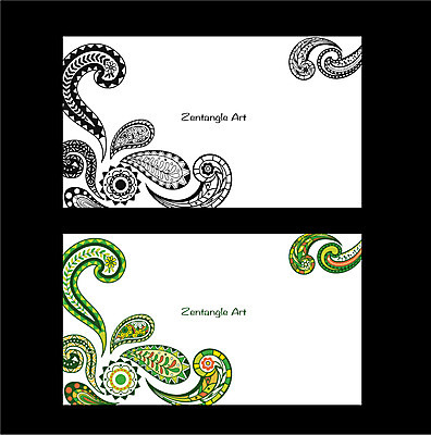 식물 배너 백그라운드 무늬 패턴 일러스트 도안 나뭇잎 프레임 흑백 사람없음 라벨 비교 고급 젠탱글 국내일러스트 AI파일 컨셉 잎 촬영기법 파일형식 벡터