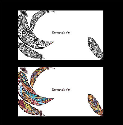 배너 백그라운드 무늬 패턴 일러스트 도안 프레임 흑백 사람없음 라벨 비교 고급 깃털 젠탱글 국내일러스트 AI파일 컨셉 촬영기법 파일형식 벡터