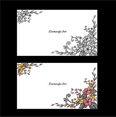 식물 배너 꽃 백그라운드 무늬 패턴 일러스트 도안 프레임 흑백 사람없음 라벨 비교 고급 젠탱글 국내일러스트 AI파일 컨셉 촬영기법 파일형식 벡터