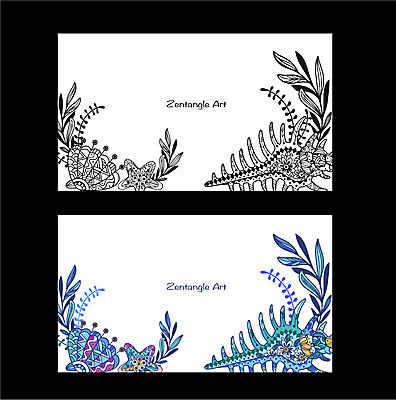 식물 배너 백그라운드 무늬 패턴 일러스트 도안 조개 나뭇잎 불가사리 프레임 흑백 사람없음 라벨 비교 고급 소라 젠탱글 국내일러스트 AI파일 컨셉 잎 어패류 극피동물 촬영기법 파일형식 벡터