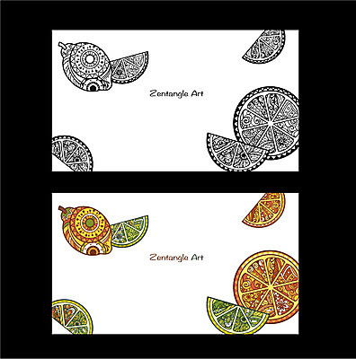 배너 백그라운드 무늬 패턴 과일 일러스트 도안 프레임 흑백 사람없음 라벨 비교 고급 레몬 젠탱글 국내일러스트 AI파일 컨셉 촬영기법 파일형식 벡터