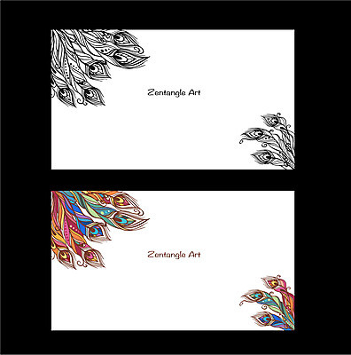 배너 백그라운드 무늬 패턴 일러스트 도안 프레임 흑백 사람없음 라벨 비교 고급 깃털 젠탱글 국내일러스트 AI파일 컨셉 촬영기법 파일형식 벡터