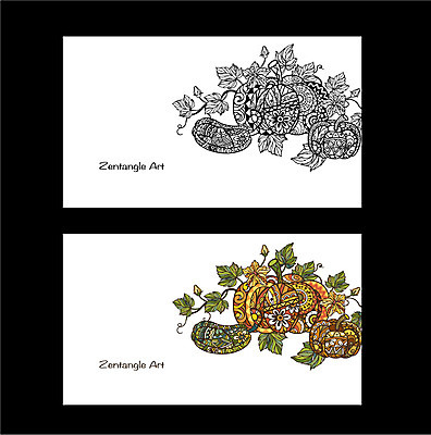 배너 줄기 백그라운드 무늬 패턴 채소 일러스트 도안 호박 프레임 흑백 사람없음 라벨 비교 고급 젠탱글 국내일러스트 AI파일 식물 컨셉 촬영기법 파일형식 벡터