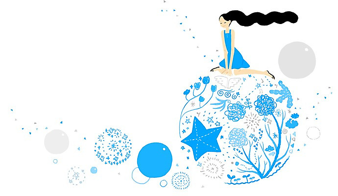 전신 PSD 여자 꽃 백그라운드 일러스트 불가사리 한명 사람 앉기 성인 희망 꿈 비눗방울 국내일러스트 식물 1 감정 모션 극피동물 파일형식