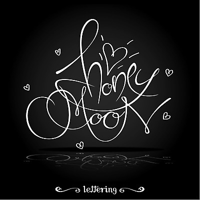 영어 행복 여행 일러스트 사람없음 라벨 신혼여행 하트 필기체 레터링 국내일러스트 AI파일 모양 문자 감정 결혼 프레임 파일형식 벡터