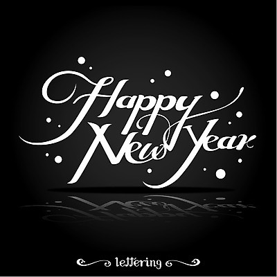 영어 일러스트 새해 사람없음 라벨 눈 해피뉴이어 필기체 레터링 국내일러스트 AI파일 자연요소 문자 날씨 프레임 새해인사 파일형식 벡터