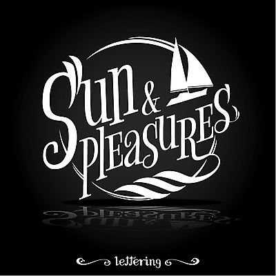 영어 계절 여행 요트 일러스트 휴가 사람없음 여름 여름휴가 바캉스 라벨 필기체 레터링 국내일러스트 AI파일 문자 배_교통 프레임 파일형식 벡터 여름_계절