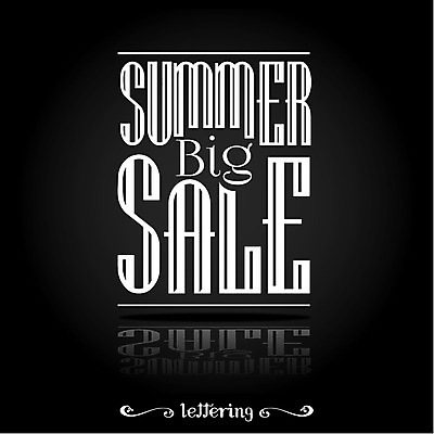 영어 계절 일러스트 사람없음 여름 라벨 세일 필기체 레터링 국내일러스트 AI파일 문자 프레임 파일형식 벡터