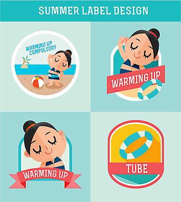 식물 계절 여자 수영복 일러스트 아웃도어 사람 해변 세명 여름 비키니 야자수 라벨 스트레칭 비치볼 튜브 여자만 국내일러스트 AI파일 나무 옷 바다 공 프레임 바캉스용품 운동 파일형식 벡터